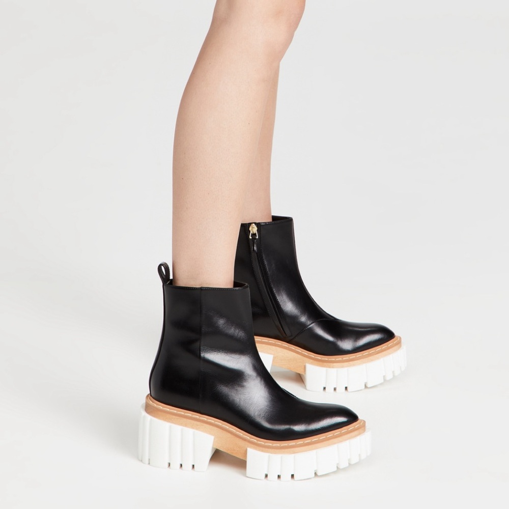 STELLA MCCARTNEY PLATFORM BOOTS - Picture 2 of 12